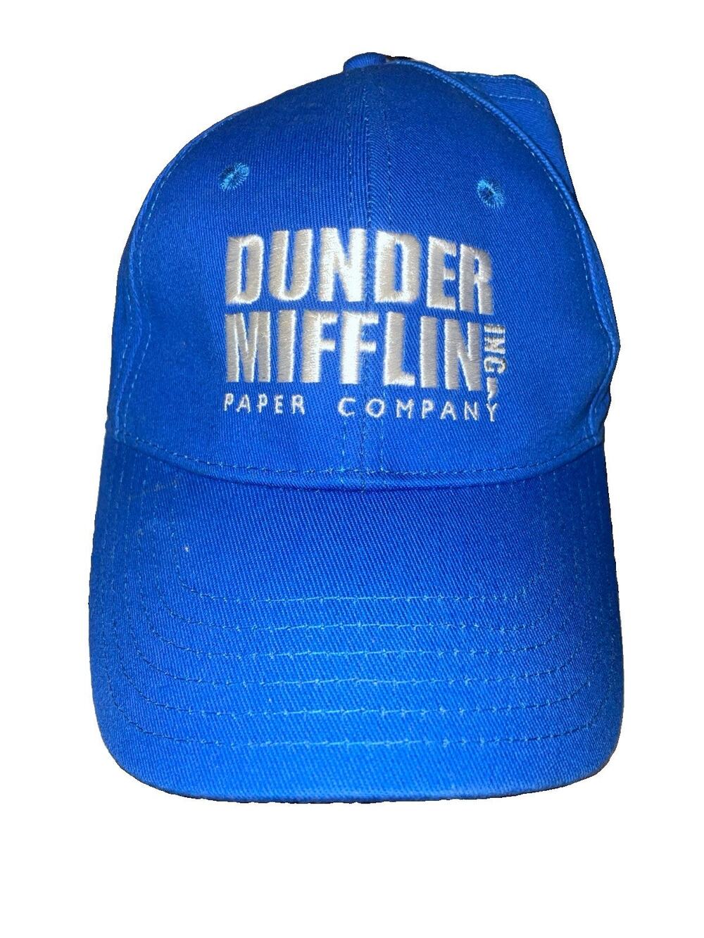 Dunder Mifflin Paper Company Fitted Baseball Dad Cap Blue One Size The Office